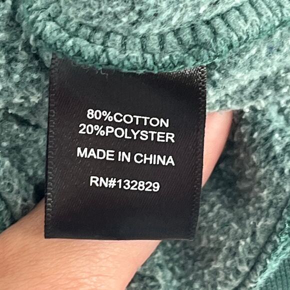 WAO The Crew Sweatshirt Green XL Oversized - Picture 5 of 5